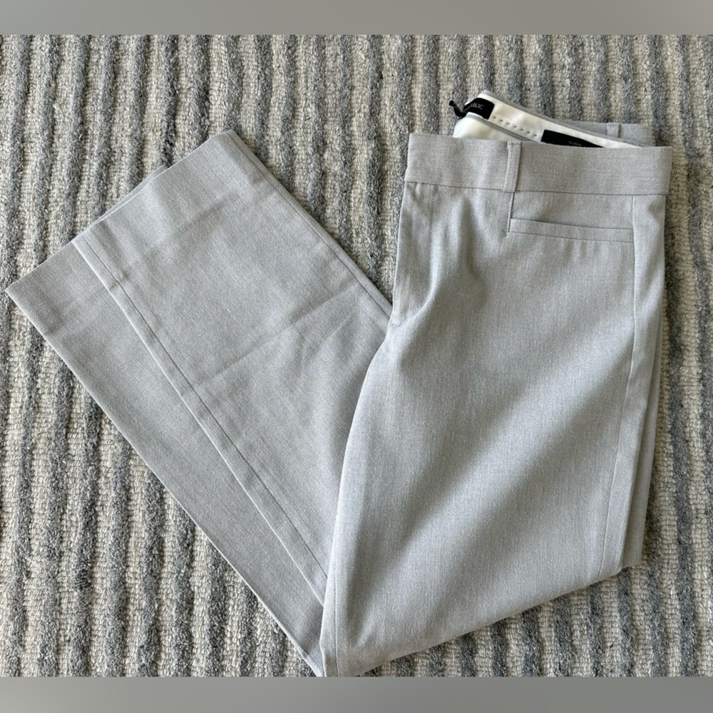 Women’s banana republic workwear Sloan cropped dress pants sz 8 gray